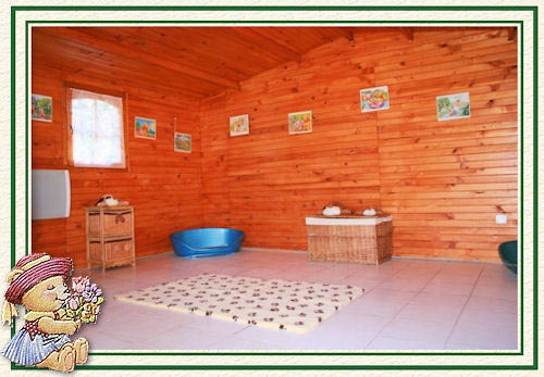 L'interieur du grand chalet